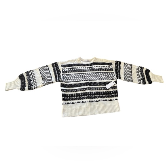 NWT Women’s Dex Sweater in Black and Creamy White in Size XS. - Picture 8 of 12